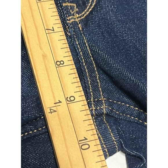 Old Navy Women's Wow Boot Cut Cowgirl Jeans Blue Mid Rise Cotton 6 Petite New - Picture 12 of 13